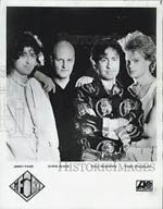 Chris Slade with Paul Rogers, Jimmy Page and Tony Franklyn in The Firm